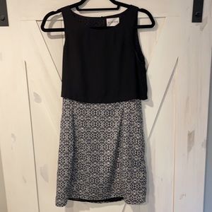 Olive+Oak dress with drapes top & cut out back